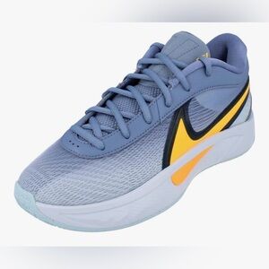 Nike Ashen Slate Sneakers with Yellow Swoosh
